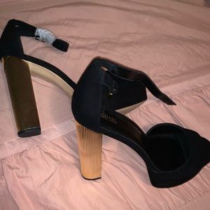 black Michael Kors heels